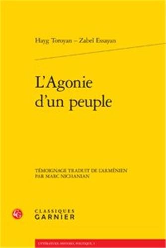 9782812408564: L'agonie d'un peuple: 5 (Litterature, Histoire, Politique)