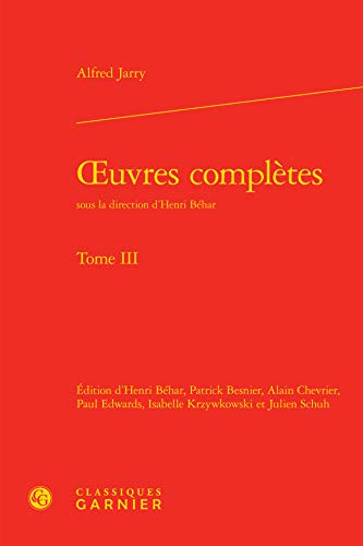 Imagen de archivo de oeuvres compltes Tome 3 a la venta por Chapitre.com : livres et presse ancienne