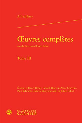 Stock image for oeuvres compltes Tome 3 for sale by Chapitre.com : livres et presse ancienne
