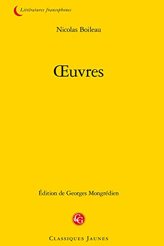 Beispielbild fr Oeuvres (Litteratures Francophones, 283) (French Edition) zum Verkauf von Gallix