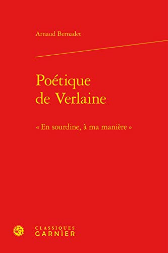 Stock image for Potique de Verlaine:  En sourdine,  ma manire  for sale by Gallix