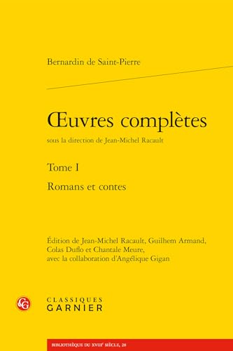 9782812430862: Oeuvres compltes: Tome 1, Romans et contes: Tome I (Bibliotheque Du Xviiie Siecle)