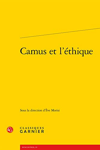 9782812432422: Camus et l'thique