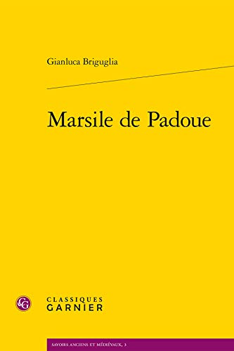 Beispielbild fr Marsile de Padoue zum Verkauf von Gallix