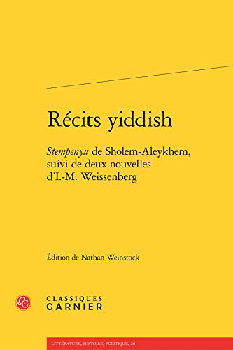 Beispielbild fr Recits yiddish zum Verkauf von ISD LLC