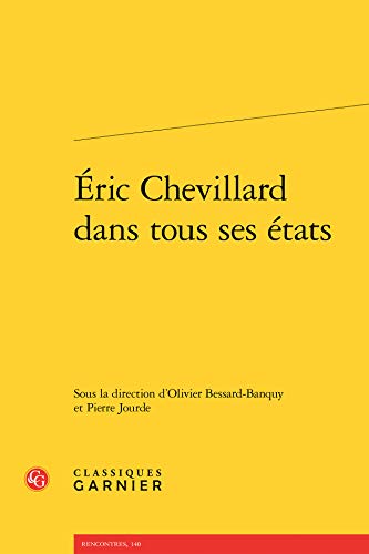 Beispielbild fr Eric Chevillard Dans Tous Ses tats zum Verkauf von RECYCLIVRE