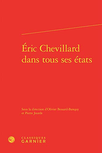 Beispielbild fr Eric Chevillard dans tous ses tats zum Verkauf von Chapitre.com : livres et presse ancienne