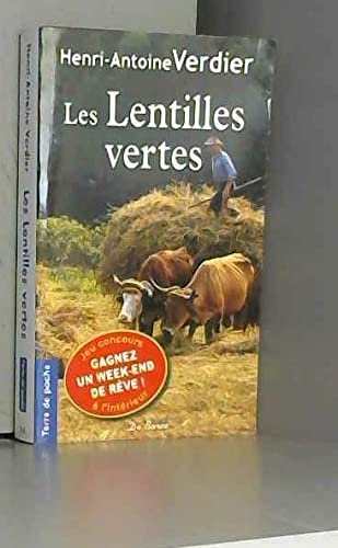 Stock image for Les lentilles vertes for sale by Ammareal