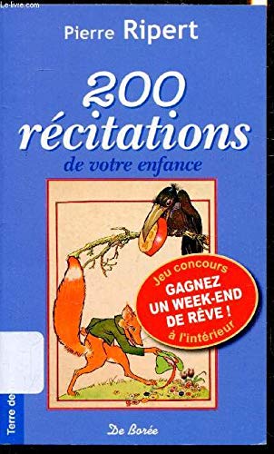 Beispielbild fr 200 rcitations de votre enfance zum Verkauf von books-livres11.com