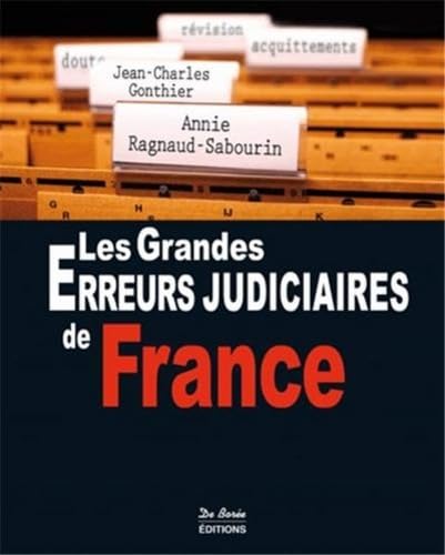 Imagen de archivo de Grandes Erreurs Judiciaires de France (les) a la venta por Ammareal