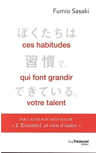 Stock image for Ces habitudes qui font grandir votre talent for sale by medimops