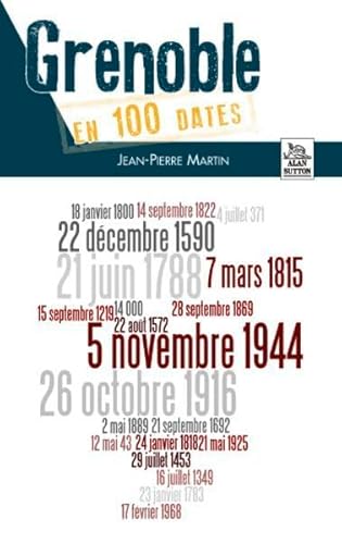 Beispielbild fr Grenoble en 100 dates zum Verkauf von Reuseabook