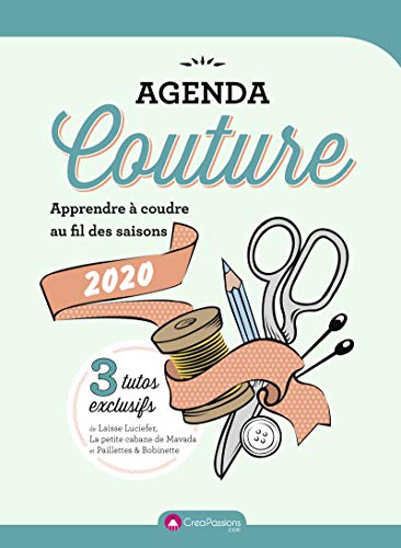 Beispielbild fr Agenda Couture 2020 - Apprendre  coudre au fil des saisons zum Verkauf von medimops