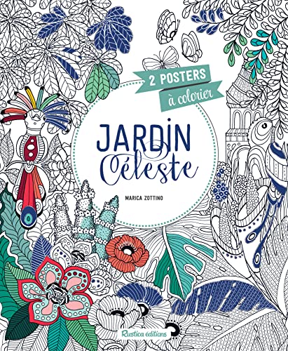 9782815307192: Jardin cleste: 2 posters  colorier