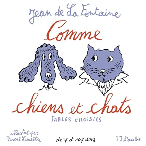 Beispielbild fr Comme chiens et chats - Fables choisies zum Verkauf von medimops