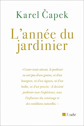 Stock image for L'anne du jardinier for sale by Librairie Th  la page