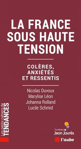 Beispielbild fr La France sous haute tension: Colres, anxits et ressentis zum Verkauf von medimops