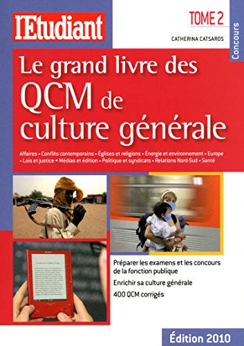 Beispielbild fr Le grand livre des QCM de culture gnrale : Tome 2 zum Verkauf von medimops