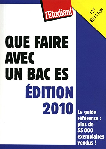 9782817600161: Que faire avec un BAC ES 2010