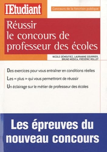 9782817600703: Russir le concours de professeur des coles