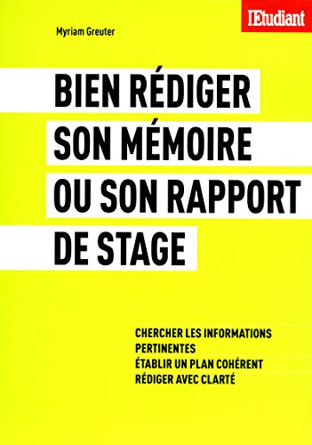 9782817601625: Bien rdiger son mmoire ou son rapport de stage