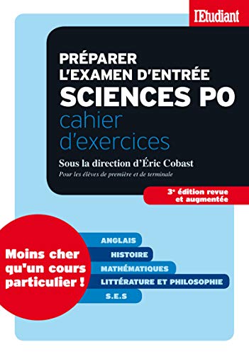 Beispielbild fr Prparer l'examen Sciences Po cahier d'exercices zum Verkauf von medimops