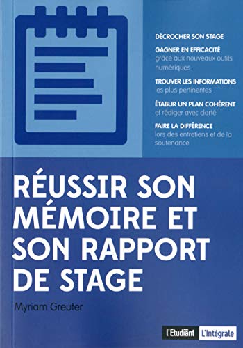 Stock image for Russir son mmoire et son rapport de stage for sale by Ammareal