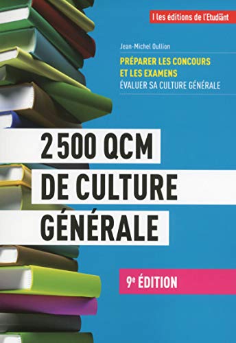 Beispielbild fr 2500 QCM de Culture Gnrale 9e dition zum Verkauf von Ammareal