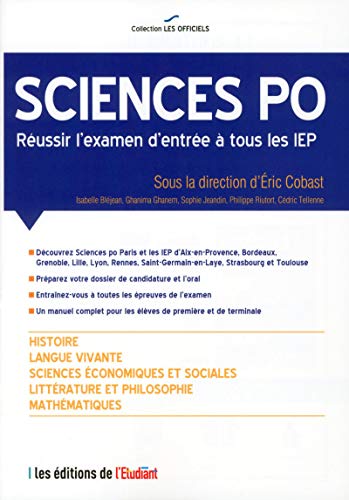 Stock image for L'Officiel Sciences Po - Russir l'examen d'entre  tous les IEP for sale by Ammareal