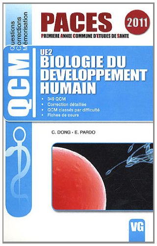 Stock image for Biologie du dveloppement humain: UE2 for sale by Ammareal