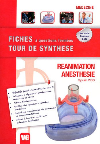 9782818304143: FICHES TOUR DE SYNTHESE REANIMATION ANESTHESIE (French Edition)