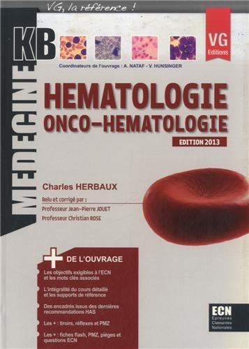 Beispielbild fr Hmatologie onco-hmatologie zum Verkauf von Ammareal