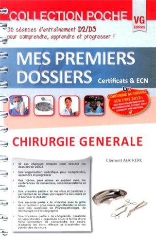 9782818311196: MES PREMIERS DOSSIERS DE POCHE CHIRURGIE GENERALE (French Edition)