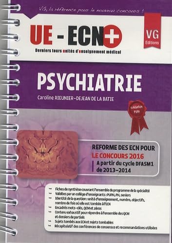 9782818311936: UE ECN +PSYCHIATRIE (French Edition)
