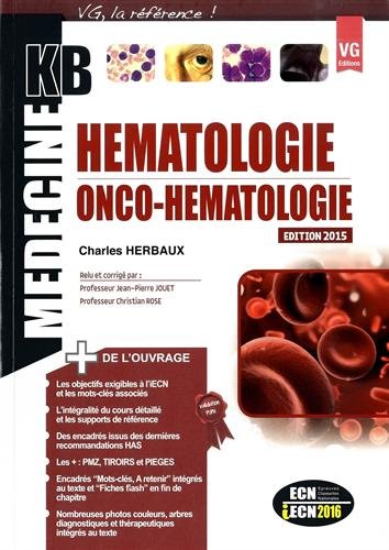 Beispielbild fr Hematologie Onco-hmatologie: Module 10 zum Verkauf von Librairie Th  la page
