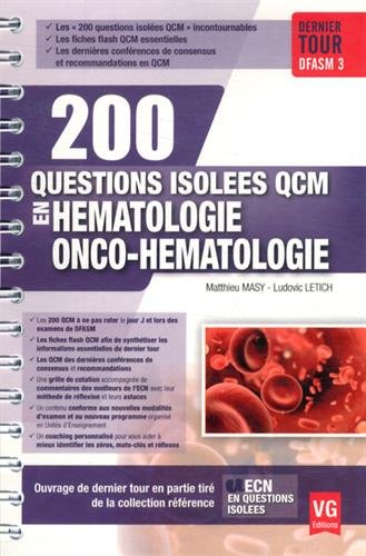 9782818313855: 200 questions isoles QCM en onco-hmatologie
