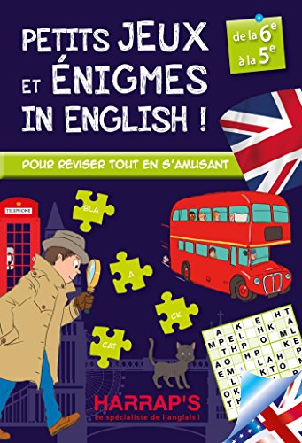 Beispielbild fr Harrap'S Petits Jeux et Petites Enigmes 100 % British 6-5 - Cahier de vacances zum Verkauf von Ammareal