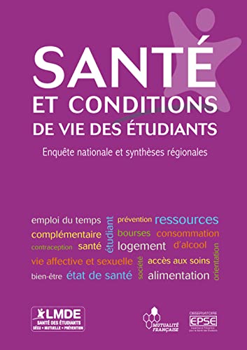 Stock image for Sant et conditions de vie des tudiants : Enqute nationale et synthses rgionales for sale by Ammareal