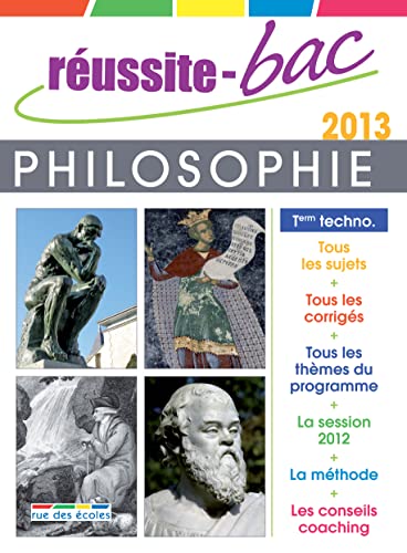 Beispielbild fr Russite-Bac 2013 philosophie sries technologiques zum Verkauf von Ammareal