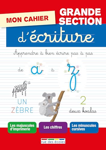 9782820803085: Mon cahier d'criture Grande section: Apprendre  bien crire pas  pas