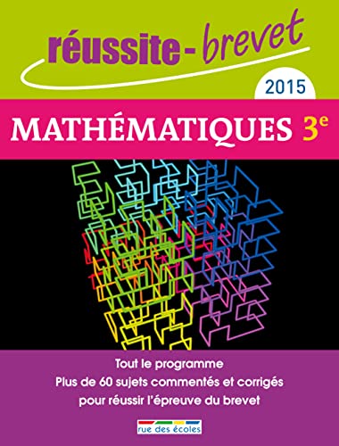 Beispielbild fr Russite-brevet 2015 - Mathmatiques zum Verkauf von Ammareal