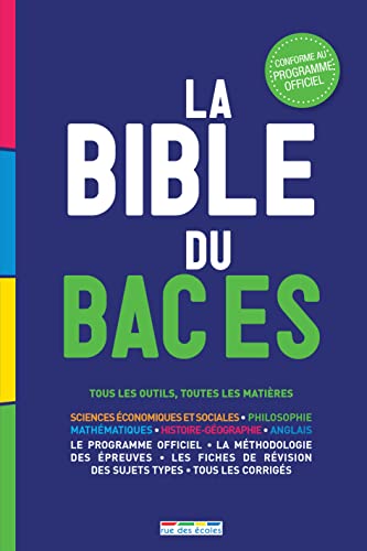 9782820803849: La bible du bac ES 2015