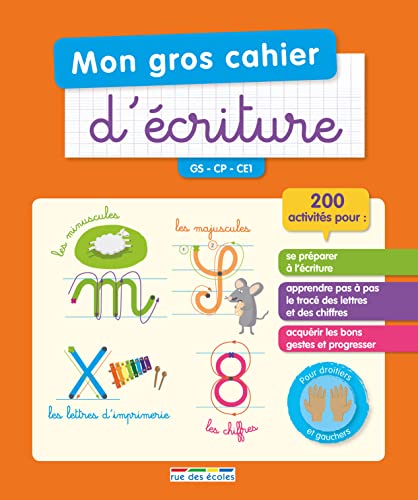 Mon cahier d'écriture : CE1 - Collectif - Rue Des Ecoles - Grand