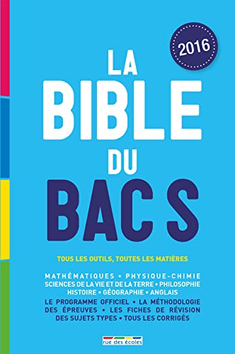 Beispielbild fr La Bible du bac S, dition 2016 zum Verkauf von Ammareal