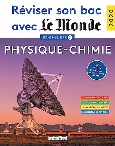 Imagen de archivo de Réviser son bac avec le monde 2020 physique-chimie [FRENCH LANGUAGE - No Binding ] a la venta por booksXpress