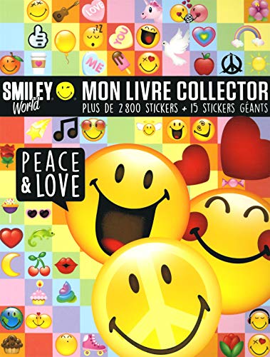 9782821209831: Smiley World: Mon livre collector peace & love - Plus de 2800 stickers + 15 stickers gants