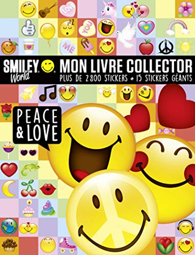 Stock image for Smiley - Mon livre collector Peace & Love for sale by Le Monde de Kamlia