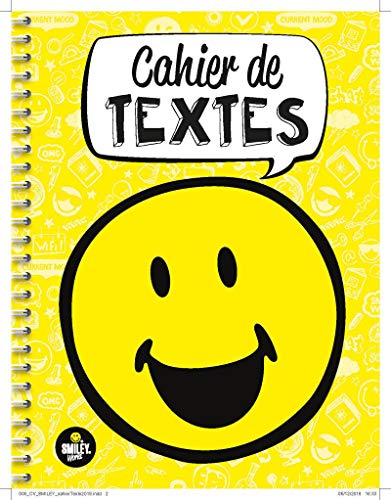 9782821210752: Smiley - Cahier de textes 2019-2020
