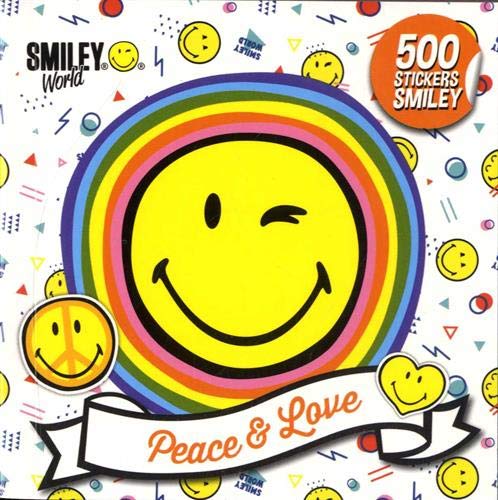 9782821211520: Peace & Love: 500 stickers Smiley