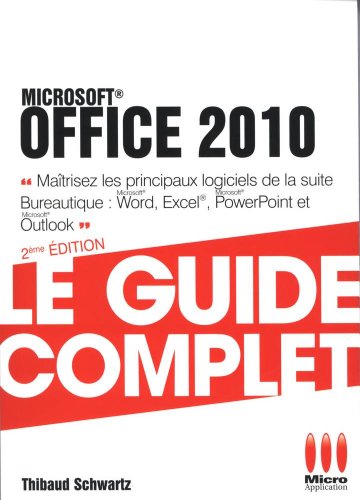 9782822400480: GUIDE COMPLET POCHE OFFICE 2010